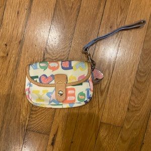 Dooney & Bourke Heart Wristlet!